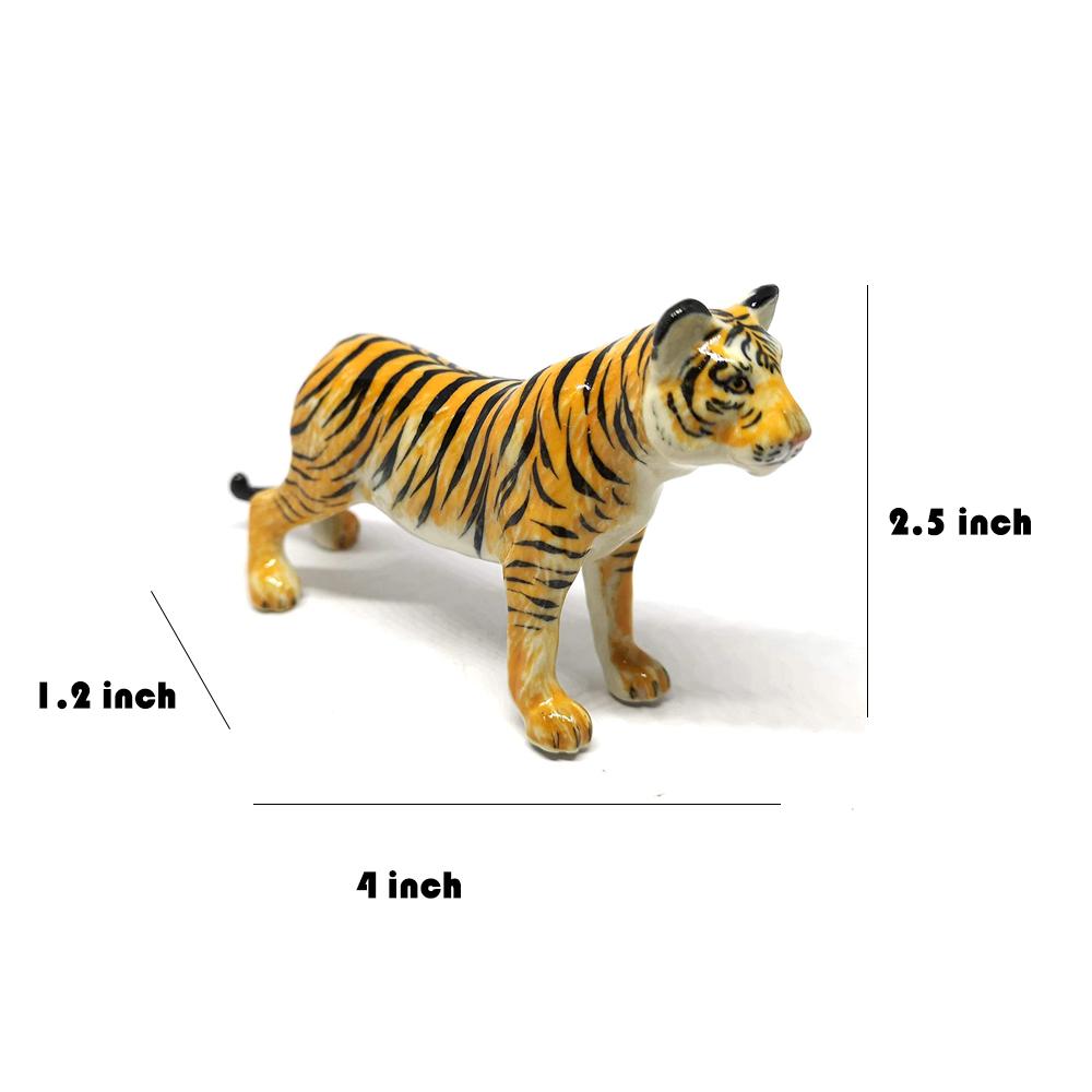 small ceramic craft tiger figurines statue picture 4
