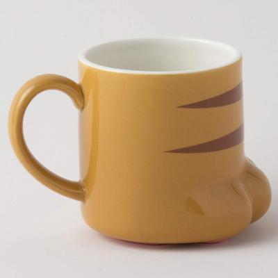 cute unique ceramic cat paw cups coffee mug picture 3