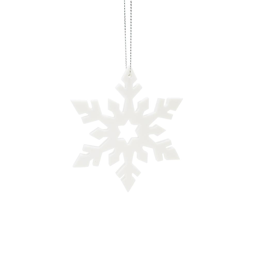 Snowflake Ceramic Christmas Tree Hanging Ornaments