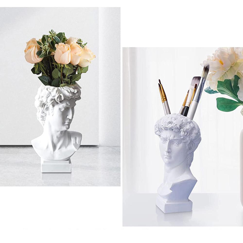 Sculpture David Resin Flower Vase For Home Decor picture 3