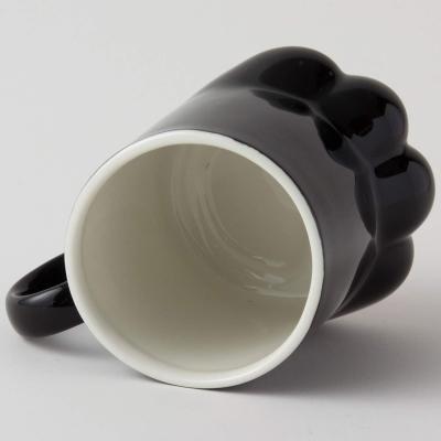 cute unique ceramic cat paw cups coffee mug picture 4