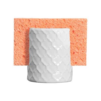 Rustic Farmhouse ceramic kitchen sponge holder thumbnail