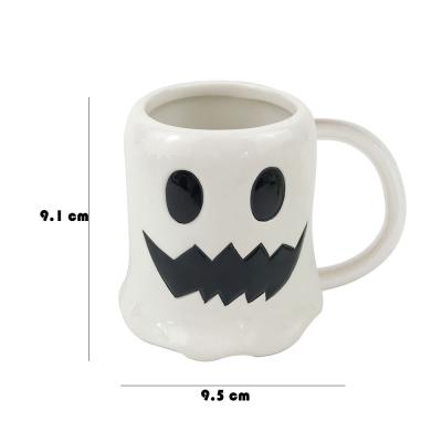 Halloween Pottery Ceramic Ghost Coffee Mug picture 2
