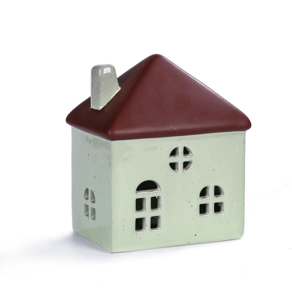 2023 spring ceramic village house candle holder picture 2
