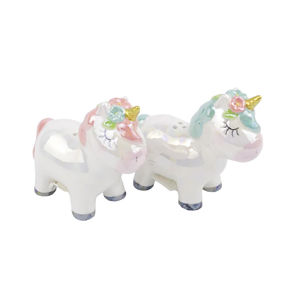 Mini Cute Unicorn Animal Ceramic Salt And Pepper Shaker