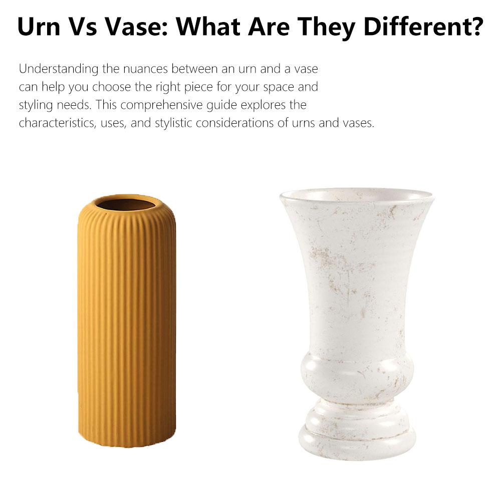 Urn Vs Vase What Are They Different?