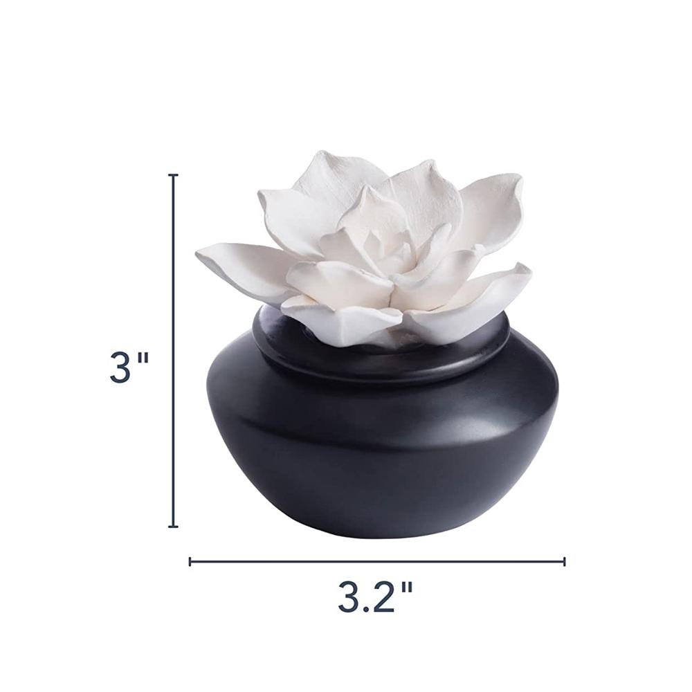 Cactus Passive Non-Electric White Porcelain essential oil Diffuser picture 4