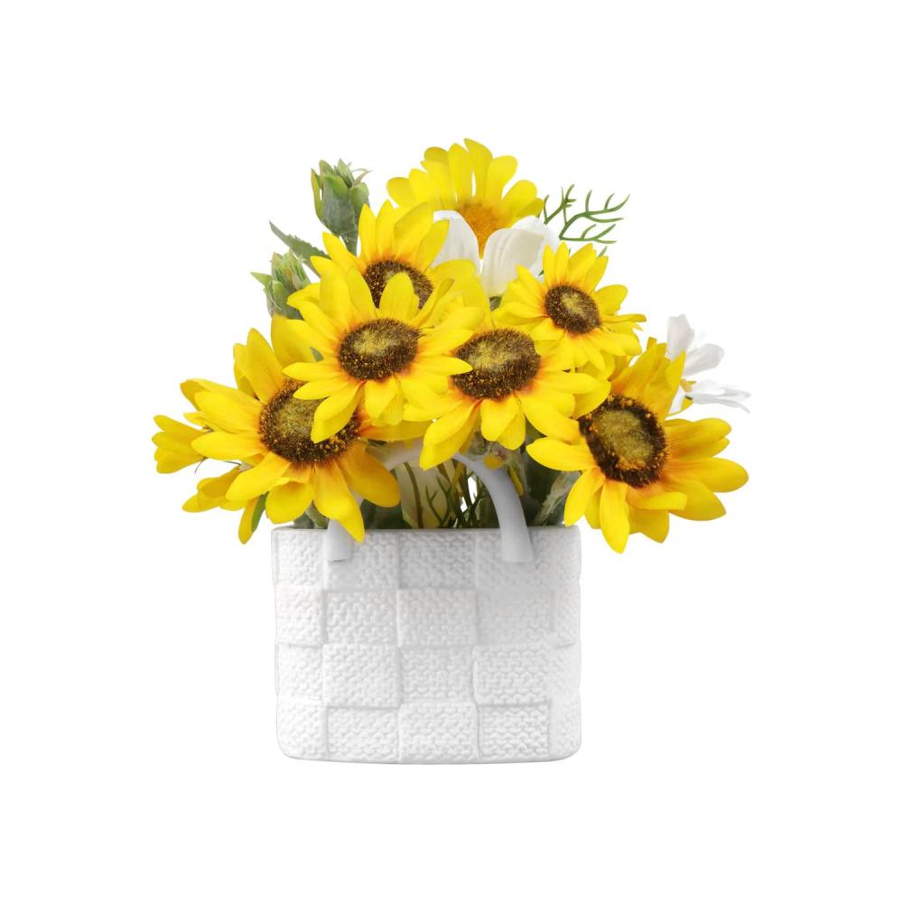 Best Elegant Purse Handbag Bag Ceramic Vase for Sunflowers
