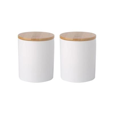 sublimation bank storage bottle jars with bamboo lid picture 1