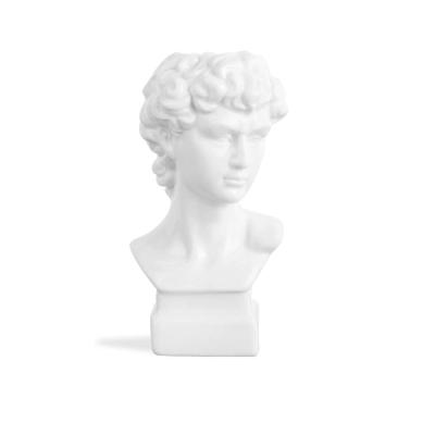 David face ceramic roman style sculpture flower vase thumbnail