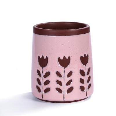 spring  Ceramic Pen container Pencil Cup holder thumbnail