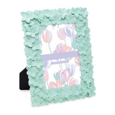 Textured Hand-Crafted Resin Picture Frame with Easel Hook picture 2