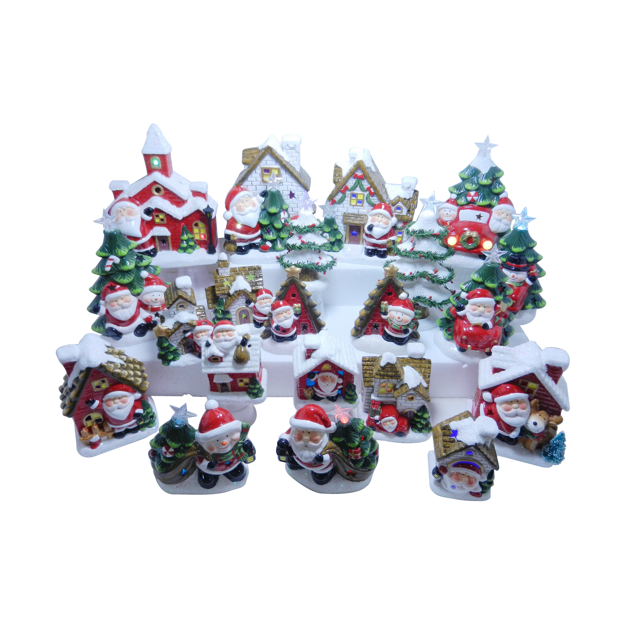 Ceramic Christmas figurines