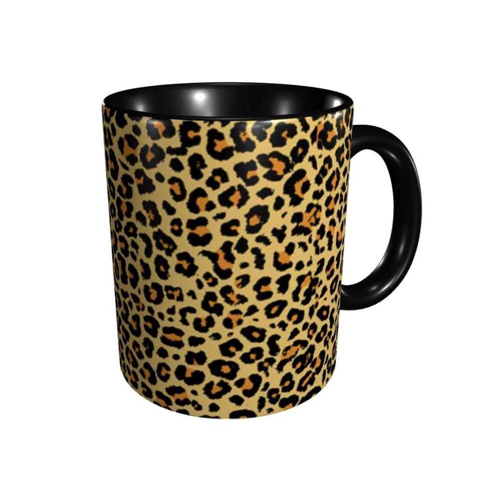 Ceramic Leopard Print Coffee Mug picture 1